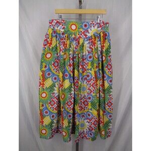 One Collective Maxi Skirt Size Large Colorful Sun Print